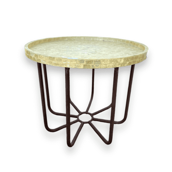 Marble metal table