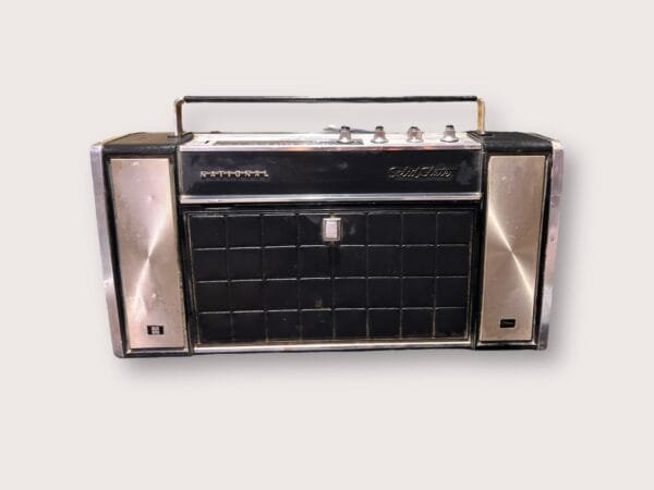 A vintage portable radio & recorder player from the 1970s