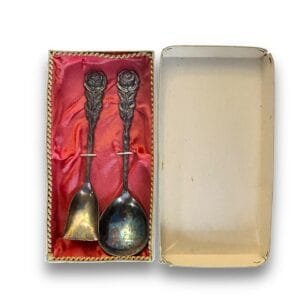 A set of Hildesheimer Rose spoons