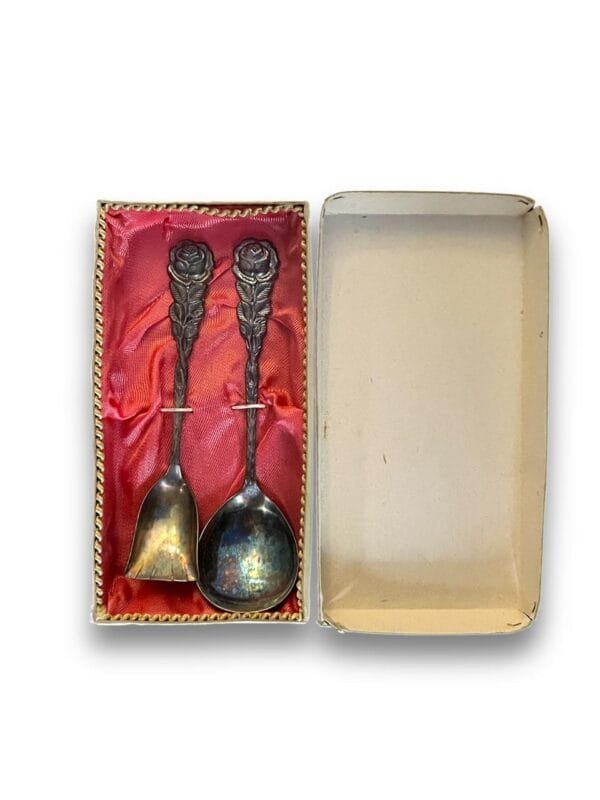 A set of hildesheimer rose spoons