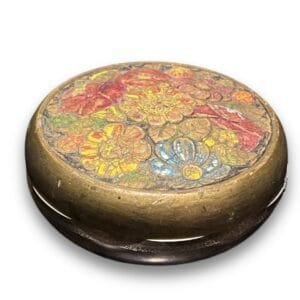 A Vintage Brass Trinket Box