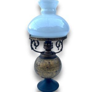 world map lamp