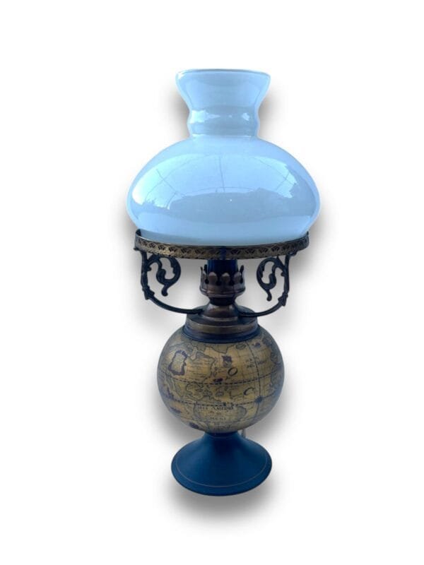 World map lamp