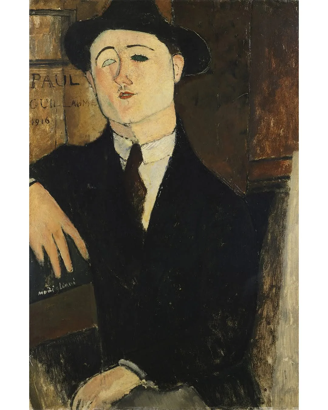 Portrait Of The Art Dealer Paul Guillaume 2 Portrait of the art dealer paul guillaume - image 2