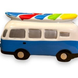 Ceramic Surf Van Money Bank