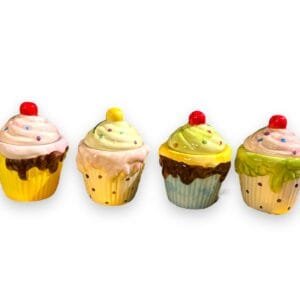 Ceramic Cupcake Jars